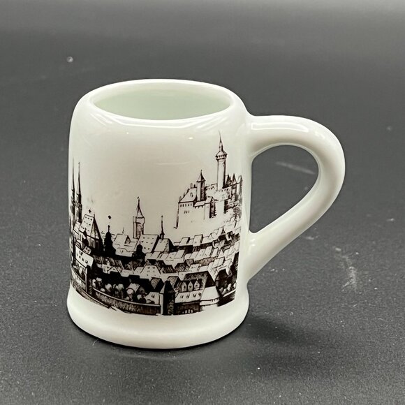 Vintage Royal Porzellan Bavaria KPM Western Germany Miniature Beer Stein 2‎ x 1 - Picture 1 of 5